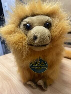 Collectible American Zoo And Aquarium Assoc. Orange Monkey Plush NWT 1998